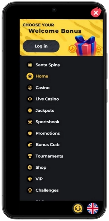 Boomerang menu