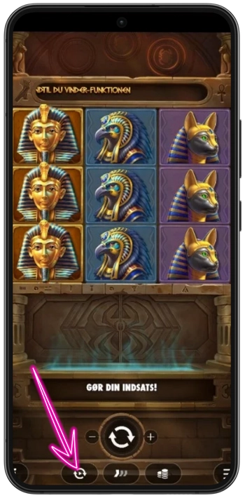 Code of Cairo autoplay-knap