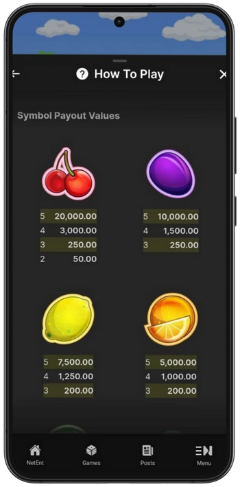 Fruit Shop regler