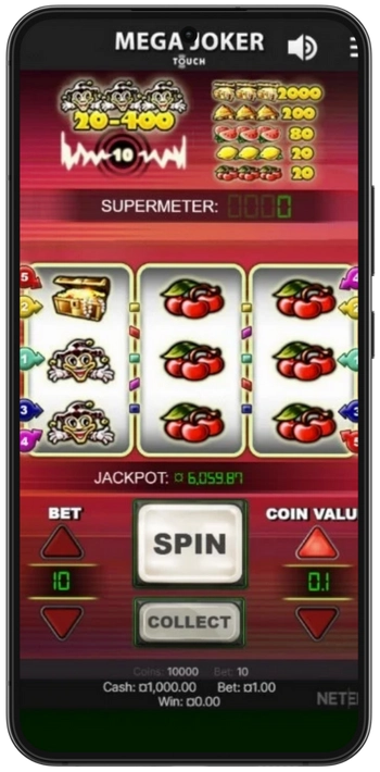 Mega Joker start spillet