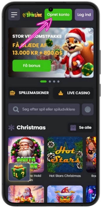 Spinline Opret Konto