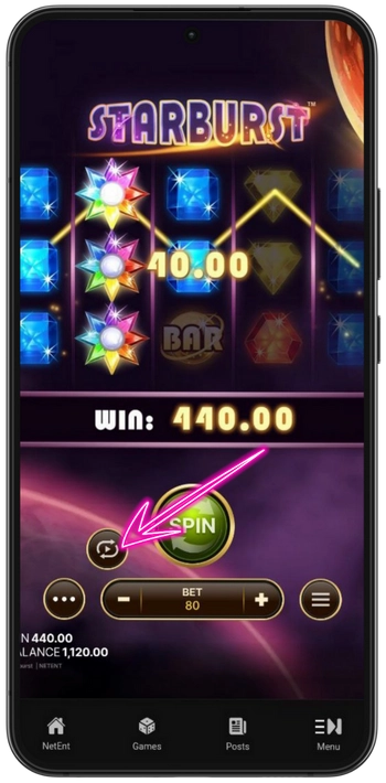 Starburst Autoplay