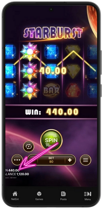 Starburst Se gevinster