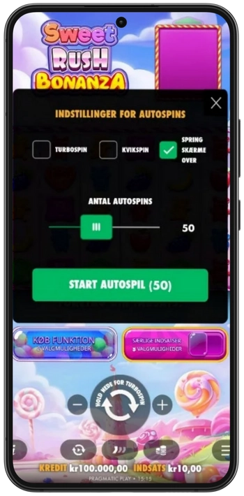 Sweet Rush Bonanza autoplay