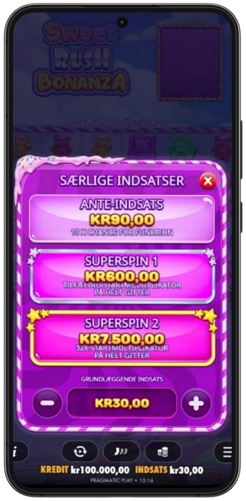Sweet Rush Bonanza bonus