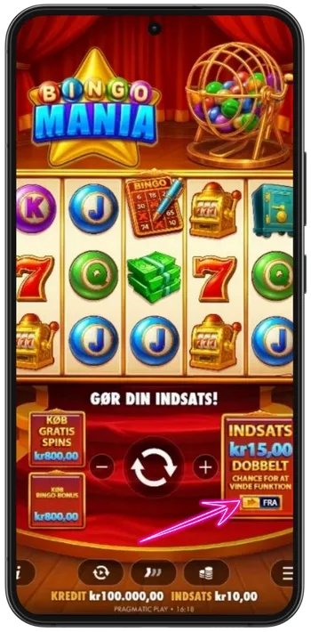 Bingo Mania aktiver dobbelt gevinst