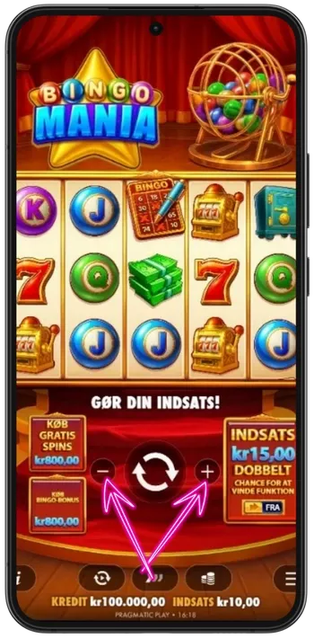 Bingo Mania ændring af kurs
