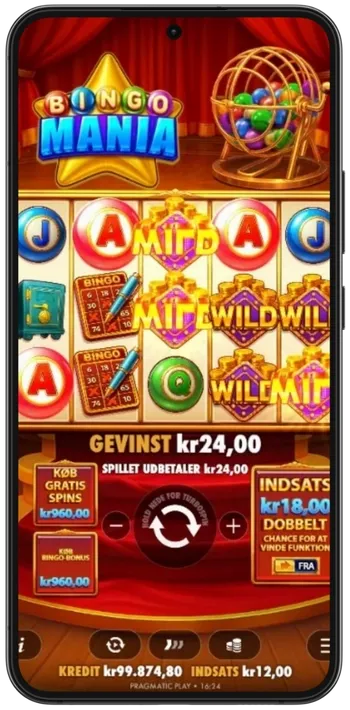 Bingo Mania vinderrunde