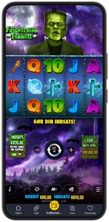 Frightening Frankie gameplay
