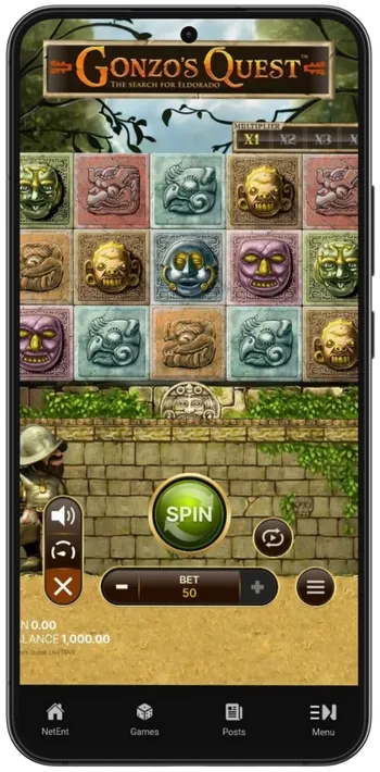 Gonzo's Quest lydindstillinger