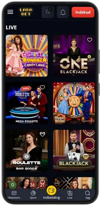 Lamabet live casino