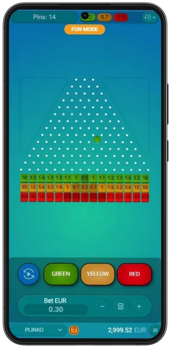 Plinko Slip kuglen