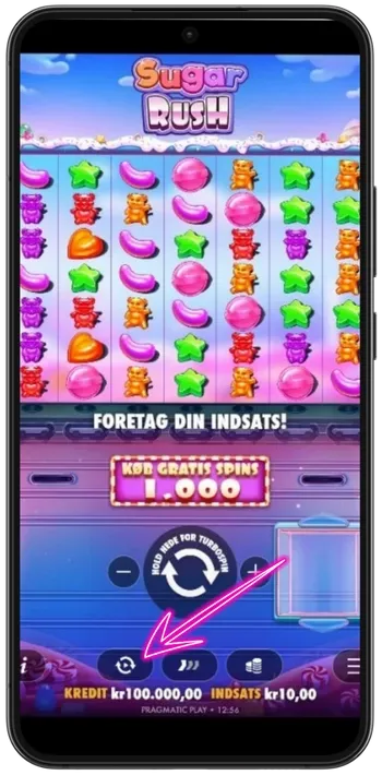 Sugar Rush Aktivér autoplay