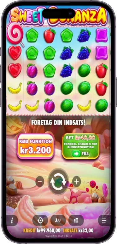 Sweet Bonanza spilproces