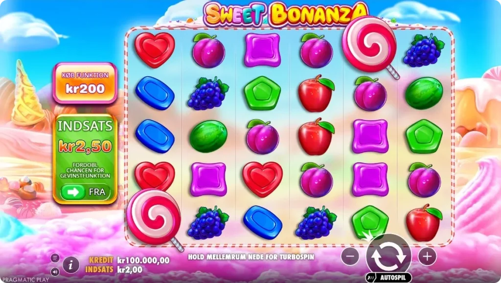 Sweet Bonanza symboler