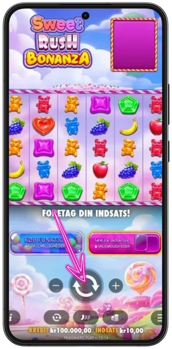 Sweet Rush Bonanza dobbelt sejr